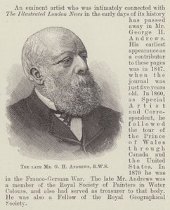 The late Mr G H Andrews, RWS (engraving) 作者 英语学校