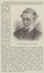 已故的 James Hack Tuke 先生（版画） 作者 英语学校