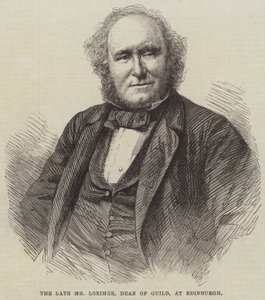 已故的爱丁堡公会会长 Lorimer 先生（版画） 作者 英语学校