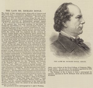 已故的 Richard Doyle 先生，艺术家（版画） 作者 英语学校