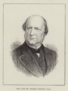 已故的 Thomas Wright 先生，FSA（雕刻） 作者 英语学校