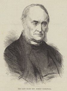 已故的右牧师 Thirlwall 主教（版画） 作者 英语学校