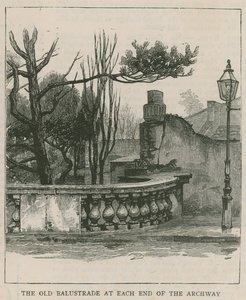 Highgate Archway的新型防自杀栏杆：拱门两端的旧栏杆 作者 英语学校