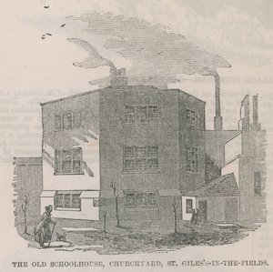 St Giless-in-the-Field墓地的旧校舍 作者 英语学校