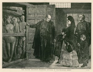 衣衫褴褛的团 - 威斯敏斯特教堂的蜡像雕像 作者 英语学校