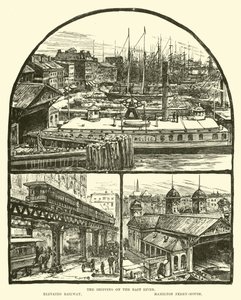 东河航运;高架铁路;汉密尔顿渡轮码头 作者 英语学校