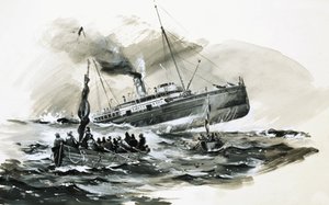 1899年蒸笼Steller的沉没