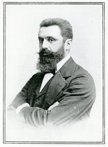西奥多-赫兹尔（1860-1904）（黑白照片）。 作者 英语学校
