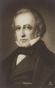 托马斯・巴宾顿・麦考利（1800-1859），英国政治家和历史学家（石版） 作者 英语学校