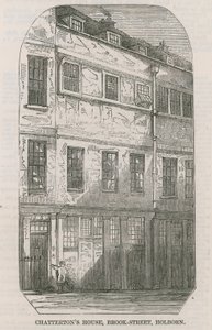 Thomas Chattertons House，Brooks Street，Holborn，London 作者 英语学校