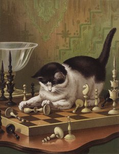 提卜下棋（chromolitho） 作者 英语学校