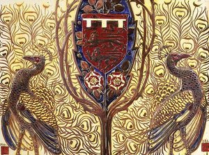 瓷砖，皮尔金顿皇家兰开斯特陶器，成立于1892年（陶瓷）。 作者 英语学校