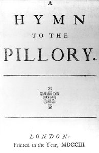 赞美诗赞美诗的标题页由丹尼尔笛福，1703年（印刷纸） 作者 英语学校