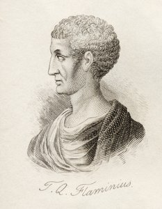 Titus Quinctius Flamininus，来自&39;Crabb&39;s Historical Dictionary&39;，于1825年出版 作者 英语学校