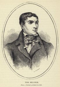 Tom Belcher，发表于1810年的肖像画 作者 英语学校