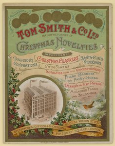 Tom Smith＆Co Ltd，圣诞新奇，圣诞饼干，宣传册封面 作者 英语学校
