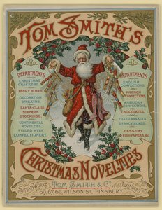 Tom Smith＆Co Ltd，圣诞新奇，圣诞饼干，宣传册封面 作者 英语学校