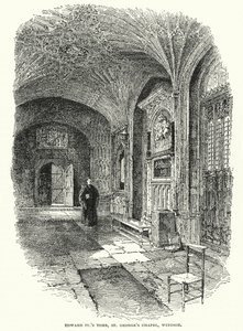 爱德华四世国王之墓，温莎圣乔治教堂（雕刻） 作者 英语学校