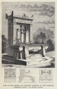 Tomb of the Lepere and Hittorff Families, in the Northern Cemetery, Paris (engraving) 作者 英语学校