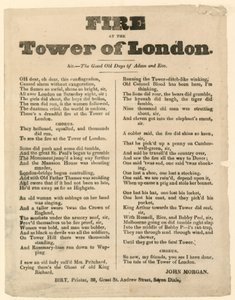 伦敦塔火，1841年 作者 英语学校