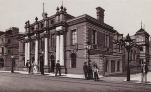 市政厅，加的夫（石版画） 作者 英语学校