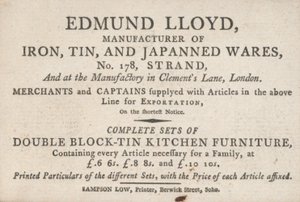 交易卡，Edmund Lloyd 作者 英语学校