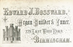 交易卡，Edward J Bossward 作者 英语学校
