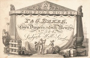 交易卡，T＆G Baker 作者 英语学校