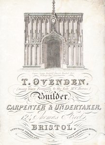 贸易卡，T Ovenden 作者 英语学校