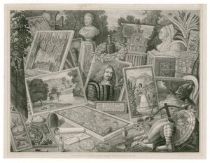 罗伯特·马丁的交易卡，促进平版印刷艺术，1830年 作者 英语学校