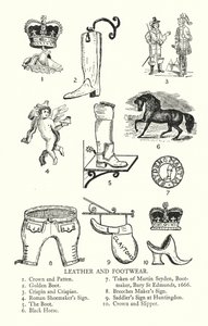 Trade signs: Leather and Footwear (litho) 作者 英语学校