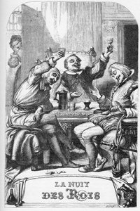 Twelfth Night, Or what you will - Illustration in “” Works complete by William Shakespeare”” 1866 - The illustrations and general form of this edition are borrowed from Cassell