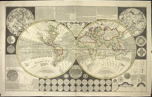两半球世界地图 作者 英语学校