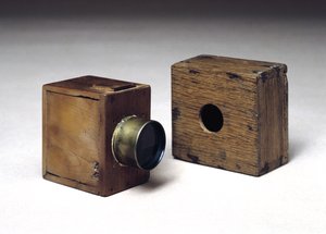 两个捕鼠器相机，c.1835（木头）