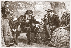 在林登树下，James Aitken Wylie（1808-1890），酒吧的新教历史插图。 1878年 作者 英语学校