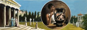 关于古代文物的身份不明的蒙太奇 作者 英语学校