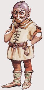 矮人或巨魔的未认出的画象 作者 英语学校