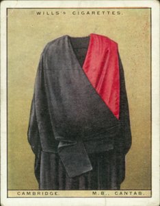 大学帽和大学袍剑桥大学，医学学士，MB，Cantab（彩色印刷版） 作者 英语学校