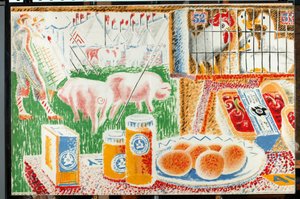 无题，选自 "她制作的英国节目 "系列 [6321241]（彩色石版画） 作者 英语学校