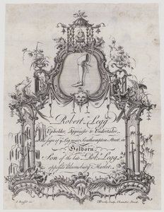 室内装潢师Robert Legg，交易卡 作者 英语学校