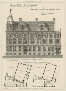 肯辛顿的Vestry Hall设计由专业裁判排名第二 作者 英语学校