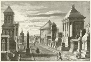 Via Appia，罗马附近