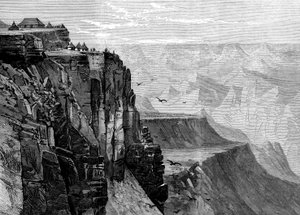 从国王之家附近观看，从英国远征到阿比西尼亚，1868年 作者 英语学校
