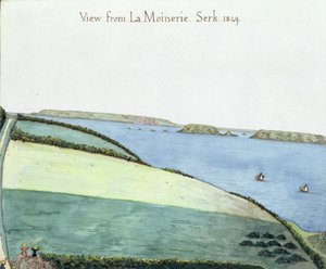 查看来自La Moinerie，Serk，1849年（纸上的wc） 作者 英语学校