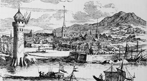 哈瓦那的视图，来自“美国的叙事与批评史”，由Justin Winsor编辑，1886年伦敦 作者 英语学校