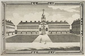Ironmongers Company Almshouses，Kingsland Road，Hackney，c.1820的视图 作者 英语学校