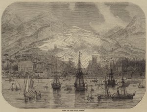 View of the Mole, Gaeta (engraving) 作者 英语学校