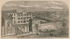查看格雷斯旅馆路的皇家自由医院，展示新的苏塞克斯翼 作者 英语学校