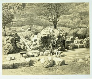 火星神庙的视图，来自Helicarnassus，Cnidus和Branchidae的Disorties历史，由Charles Thomas Newton（1816-94）于1862年出版 作者 英语学校