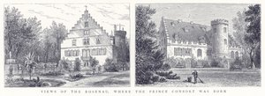 Prince Consort出生的Rosenau的景色 作者 英语学校
